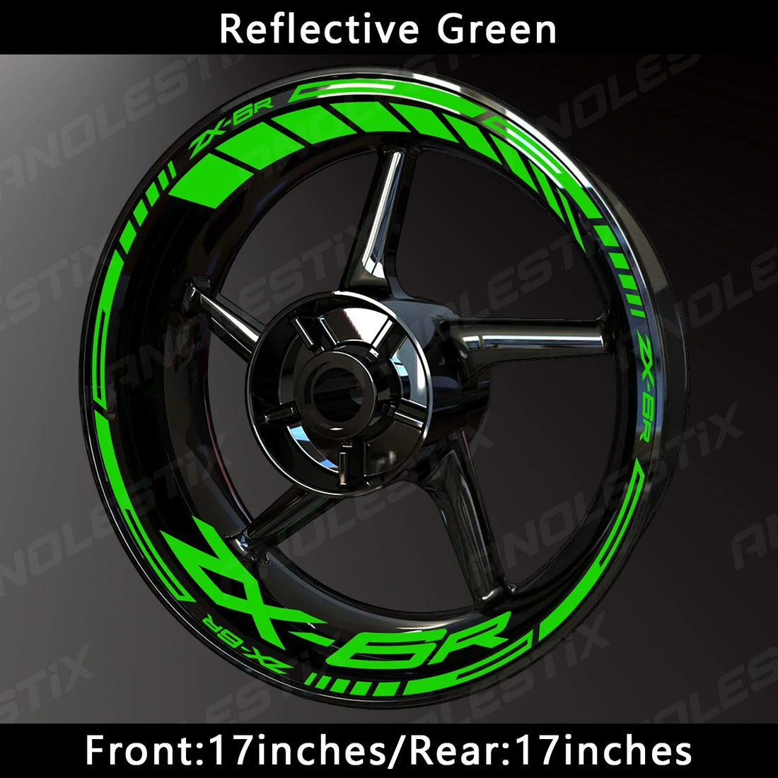 Kawasaki ZX-6R Wheel Decal Set – Precision Graphics for Aggressive Sportbike Styling (MULTIPLE COLOURS)