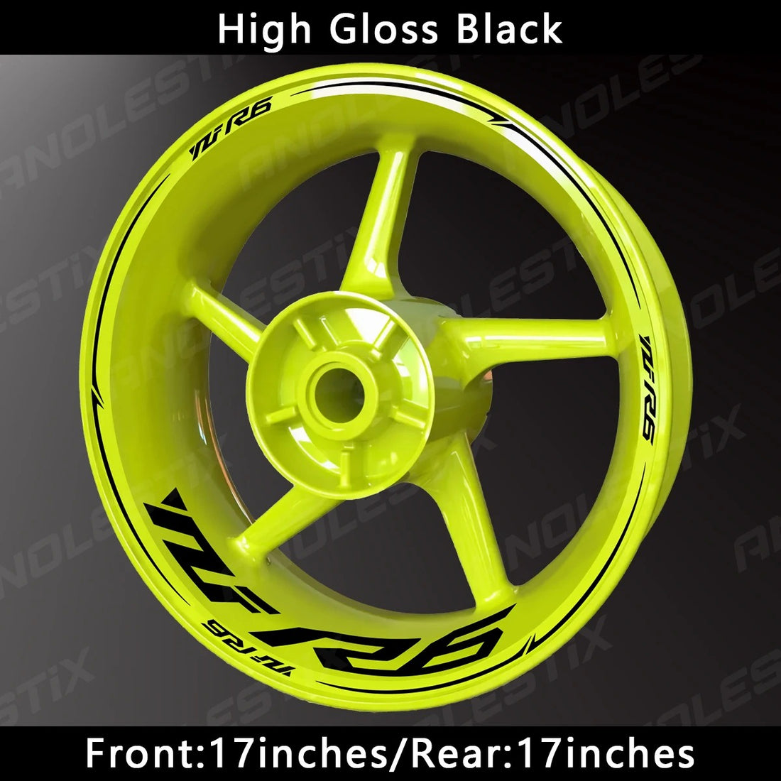 Yamaha R6 Wheel Decal Set – Precision Graphics for Race-Ready Styling (MULTIPLE COLOURS)