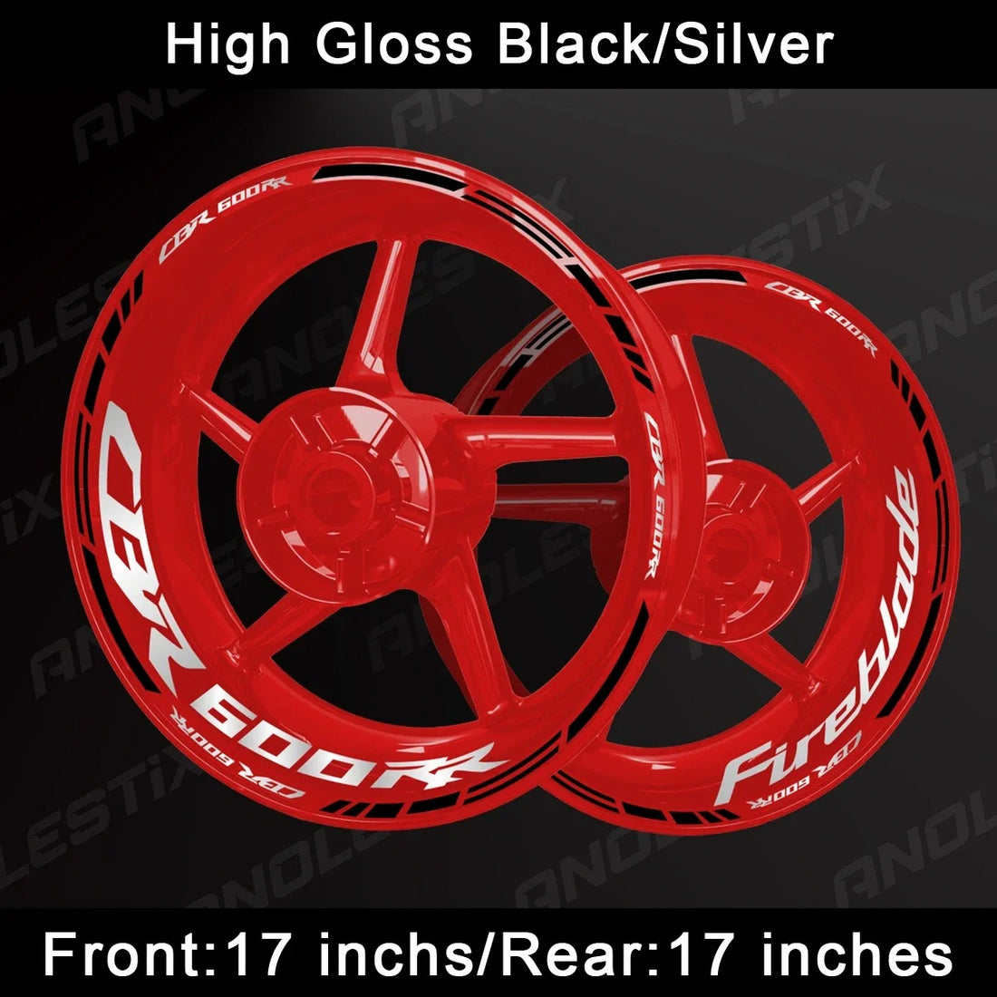 CBR600RR Wheel Decal Set – Precision Graphics for Ultimate Sportbike Styling (MULTIPLE COLOURS)