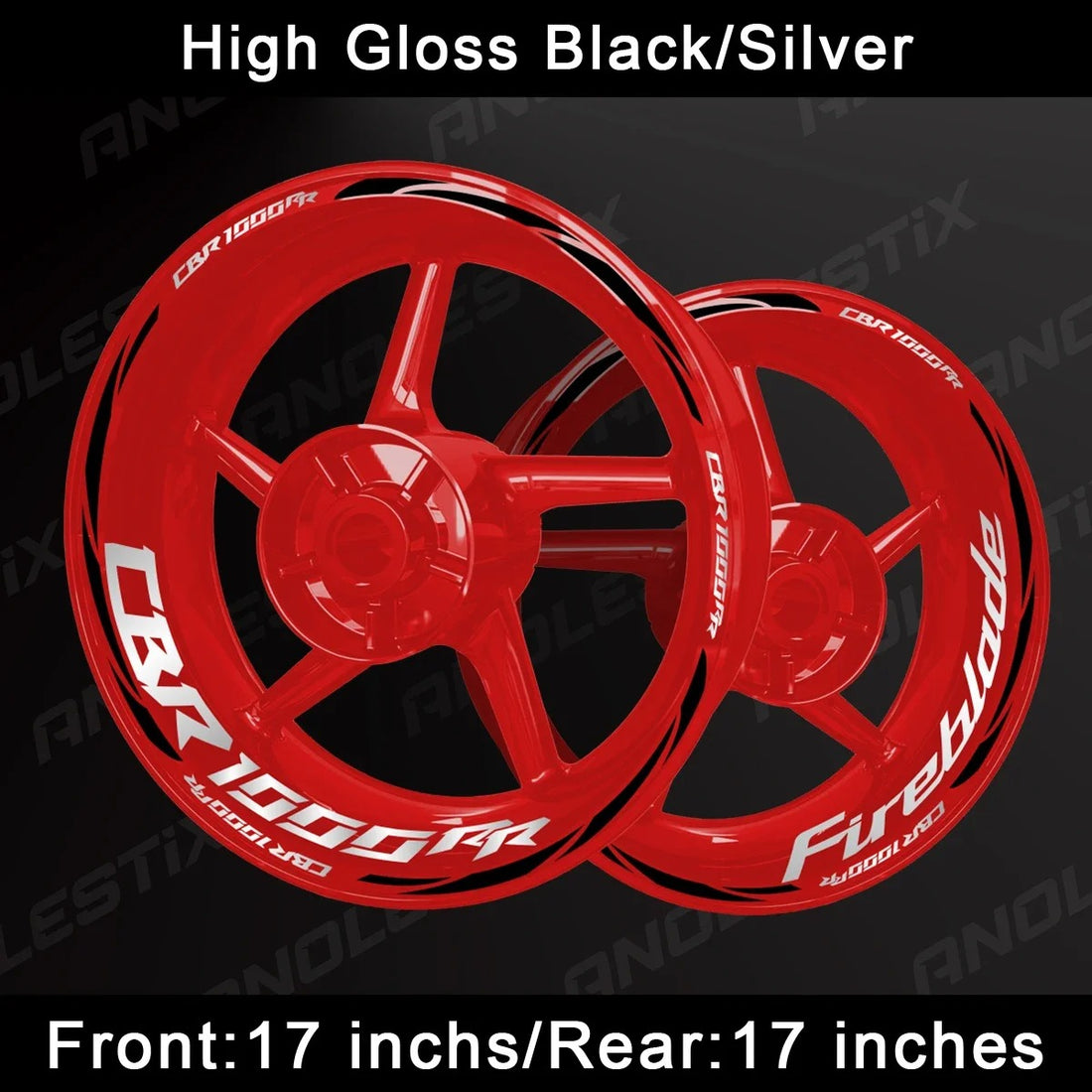 HONDA CBR1000RR Fireblade Elite Wheel Decal Set – Precision Graphics for High-Performance Styling (MULTIPLE COLOURS)