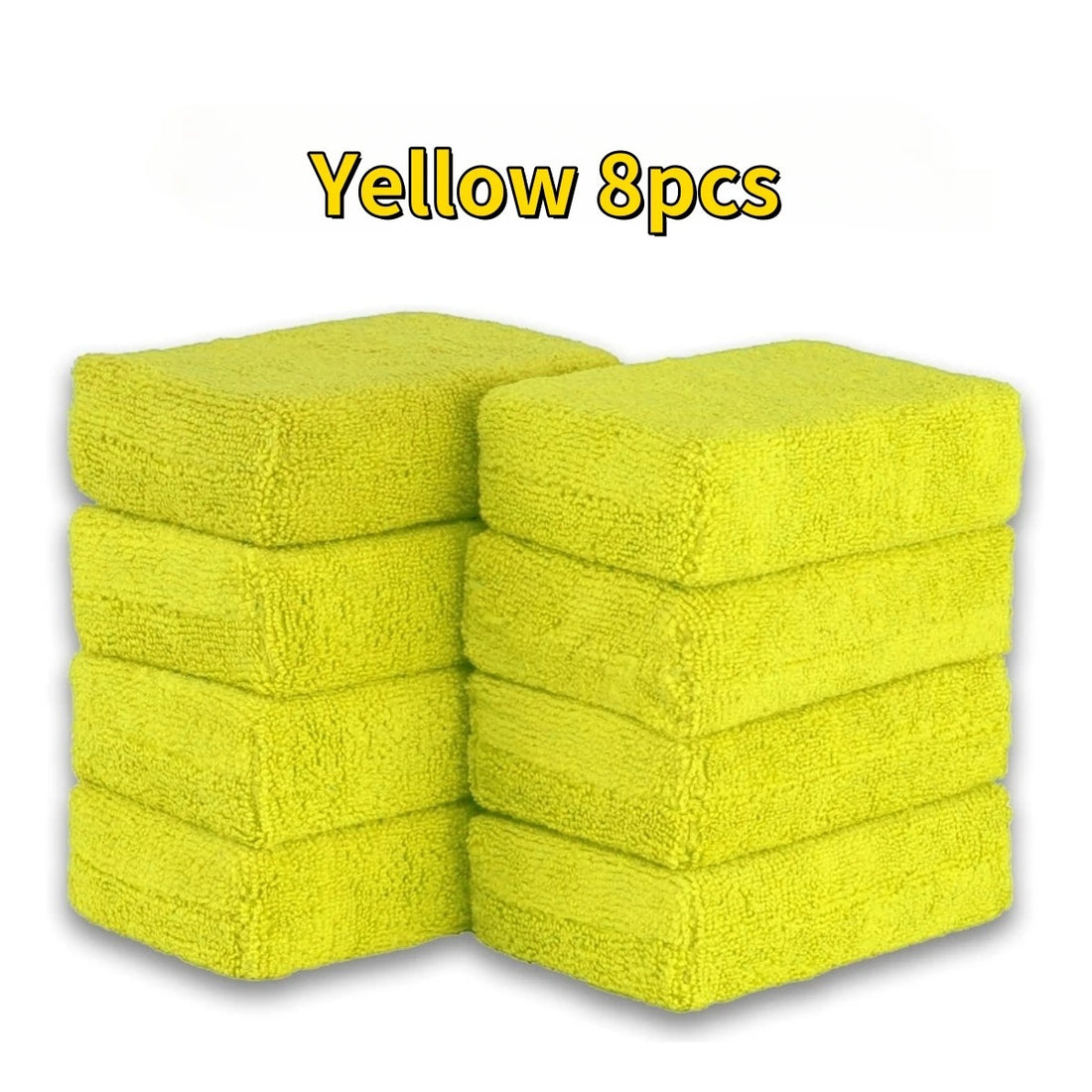 Pro-Series Microfiber Block Pads – Precision Cleaning & Scratch-Free Detailing (MULTIPLE COLOURS)