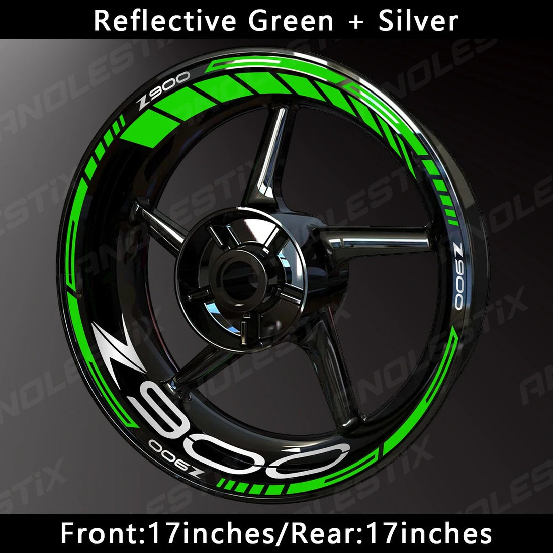 Kawasaki Z900 Wheel Decal Set – Premium Rim Graphics for Bold Styling (MULTIPLE COLOURS)