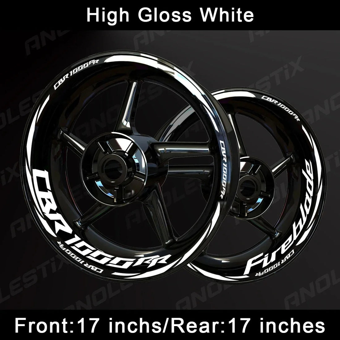 HONDA CBR1000RR Fireblade Elite Wheel Decal Set – Precision Graphics for High-Performance Styling (MULTIPLE COLOURS)