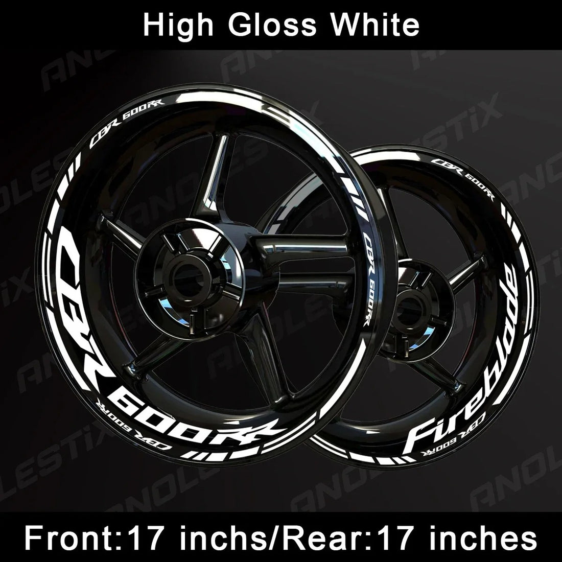 CBR600RR Wheel Decal Set – Precision Graphics for Ultimate Sportbike Styling (MULTIPLE COLOURS)