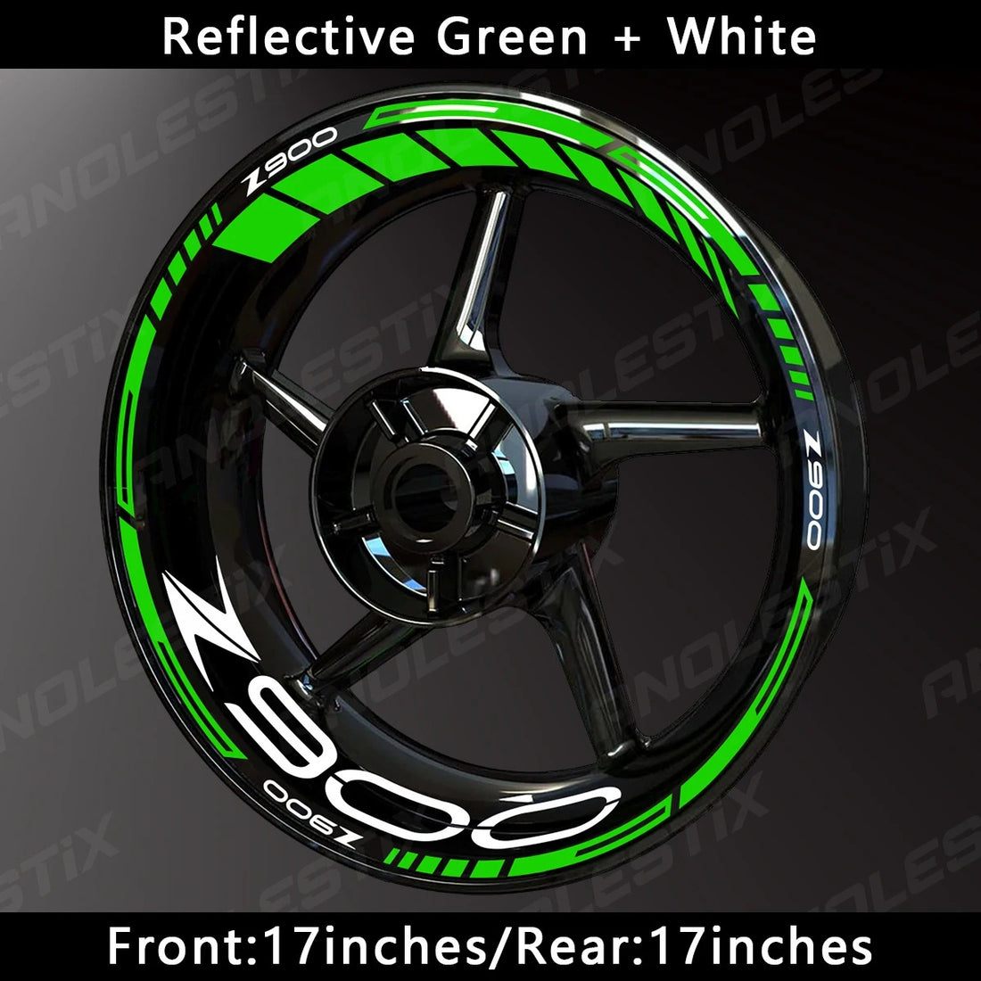 Kawasaki Z900 Wheel Decal Set – Premium Rim Graphics for Bold Styling (MULTIPLE COLOURS)