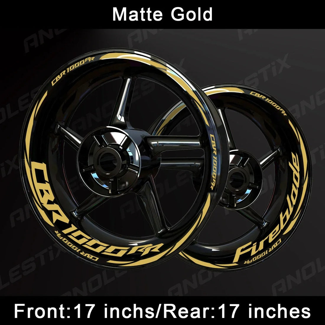 HONDA CBR1000RR Fireblade Elite Wheel Decal Set – Precision Graphics for High-Performance Styling (MULTIPLE COLOURS)