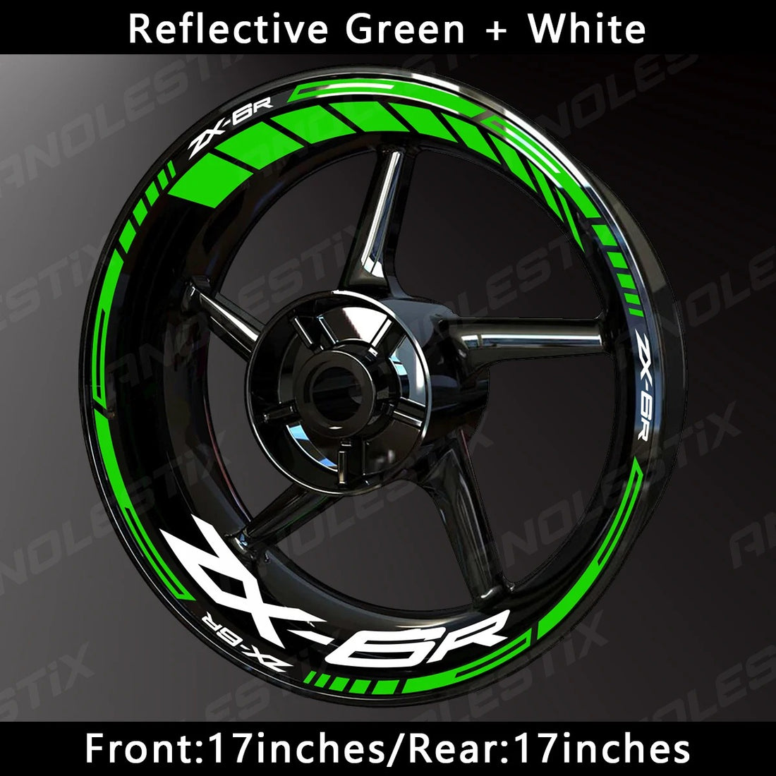 Kawasaki ZX-6R Wheel Decal Set – Precision Graphics for Aggressive Sportbike Styling (MULTIPLE COLOURS)
