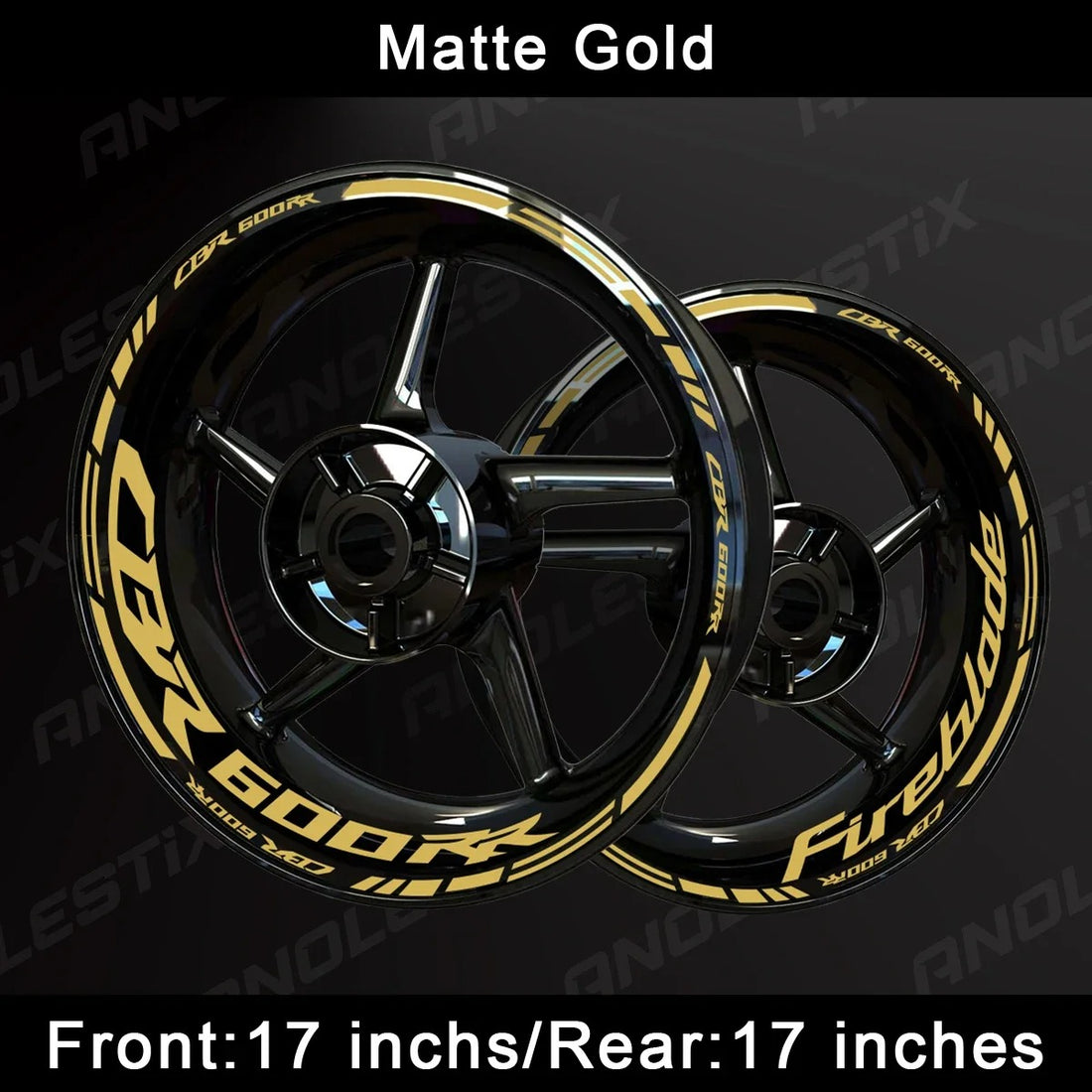 CBR600RR Wheel Decal Set – Precision Graphics for Ultimate Sportbike Styling (MULTIPLE COLOURS)
