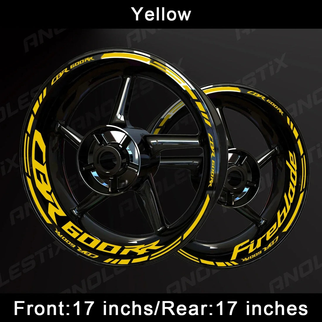 CBR600RR Wheel Decal Set – Precision Graphics for Ultimate Sportbike Styling (MULTIPLE COLOURS)
